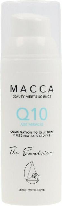 Macca Cosmetics Q10 AGE MIRACLE Emulsion für Mischhaut bis fettige Haut 50 ml (50 ml, Tagescreme)