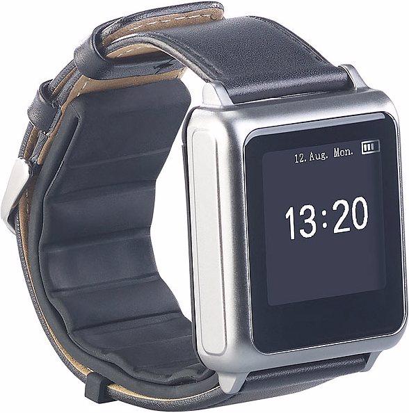 Produktbild Newgen medicals Blutdruck-Armbanduhr mit Pumpe, E-Ink-Display, Bluetooth & App
