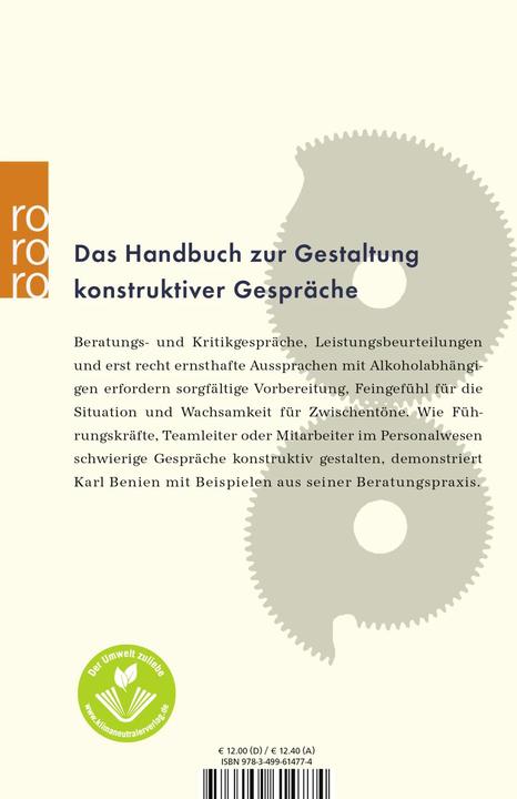 Produktbild Miteinander reden: Praxis. Schwierige Gespräche führen (Deutsch, Karl Benien, 2003)