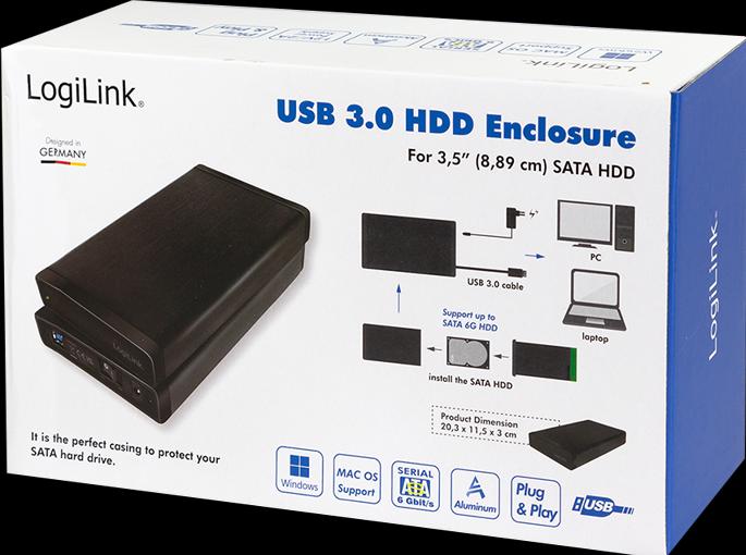 Actual product image LogiLink UA0284 (3.5")