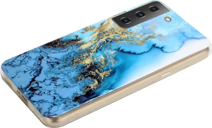 Produktbild Cover-Discount Galaxy S22 - Silikon Gummi Hülle Blue Marble (Samsung Galaxy S22+)