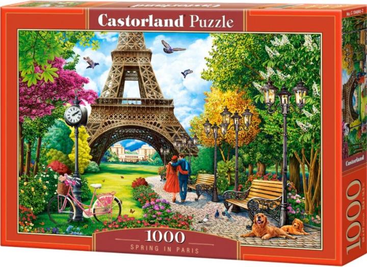 Actual product image Castorland Spring in Paris Puzzle 1000 pieces (1000 pieces)