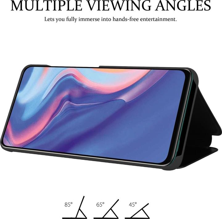 Productafbeelding Cadorabo Slim Spiegel Boek Hoesje voor Huawei P SMART Z / Y9 PRIME 2019 / Enjoy 10 PLUS (Huawei P Smart Z, Huawei Y9 Prime (2019), Huawei Enjoy 10 Plus)