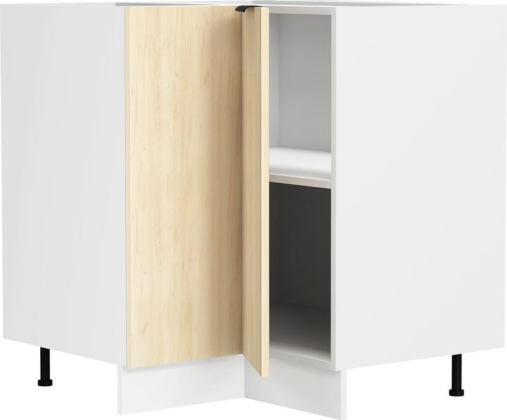 Produktbild VCM Eck Küchenschrank Unterschrank Fasola (76 x 76 x 82 cm)