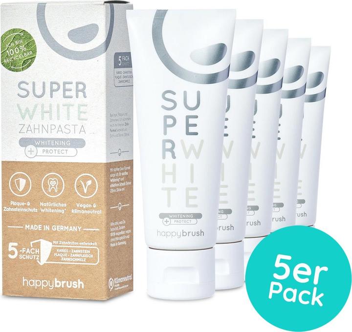 Actual product image happybrush Toothpaste SuperWhite, 75 ml (75 ml)