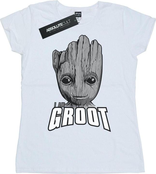 Guardians Of The Galaxy Groot Face TShirt (XXL)