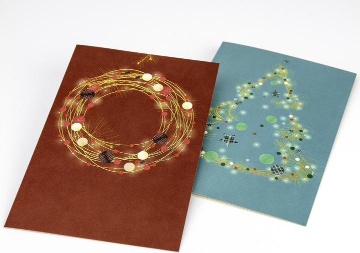 Image du produit ABC Carte de Noël Joyeux Noël et Nouvel An (6 pcs)