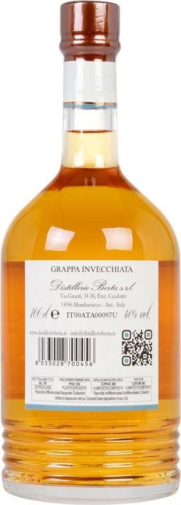 Produktbild Berta Grappa Villa Prato Invecciata (1 x 100 cl)