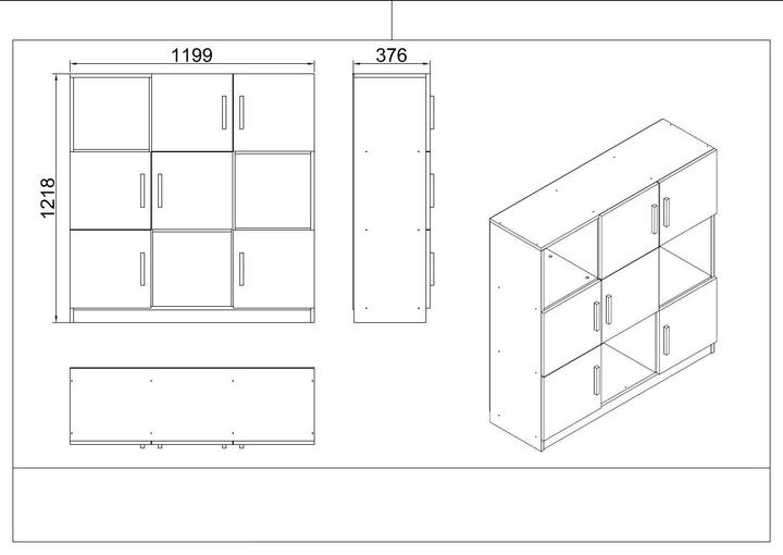 Immagine prodotto Skye Decor Remzi (140 x 60 x 74 cm)