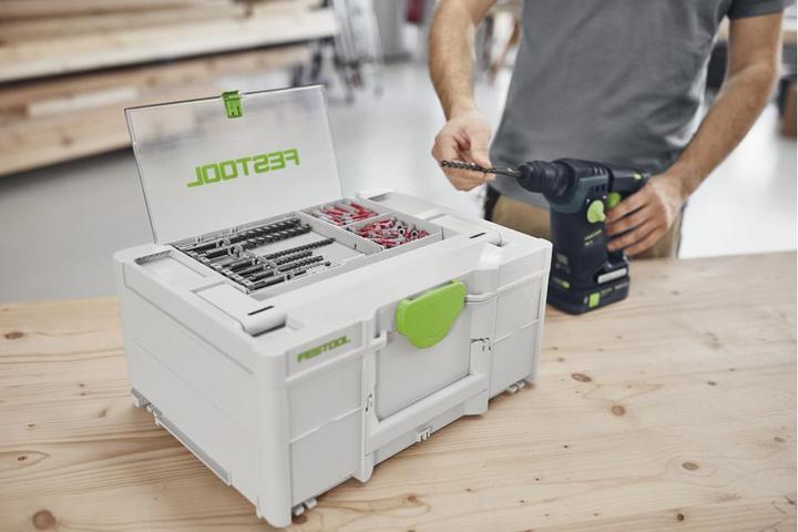 Image du produit Festool Coffret de forets hélicoïdaux BKS SYS3 D5-12 SDS (6 mm, 8 mm, 10 mm, 12 mm)