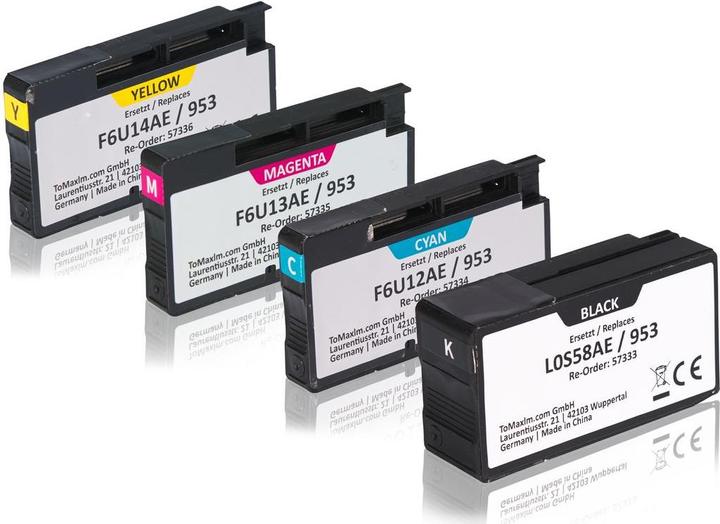 Produktbild Inkadoo Multipack kompatibel zu HP 6ZC69AE / 953 enthält 4x Tintenpatrone