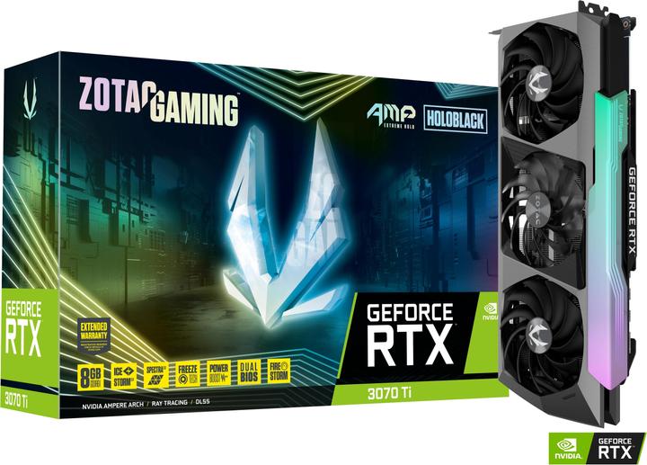 Produktbild Zotac GeForce RTX 3070TI AMP Extreme Holo 8G LHR (8 GB)