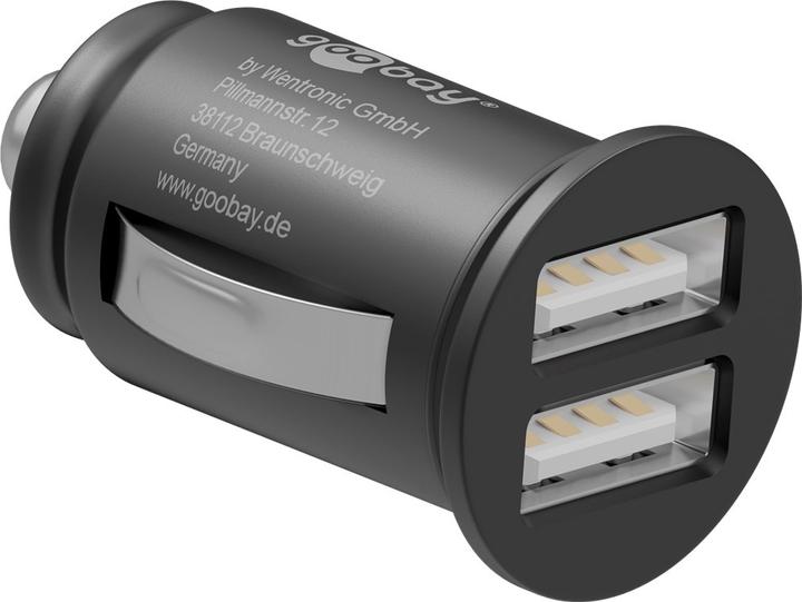 Image du produit Goobay Double chargeur de voiture USB