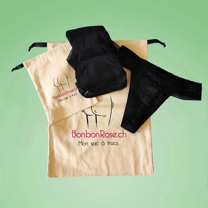 Bonbon Rose 5er-Pack Menstruationshöschen (4XL)
