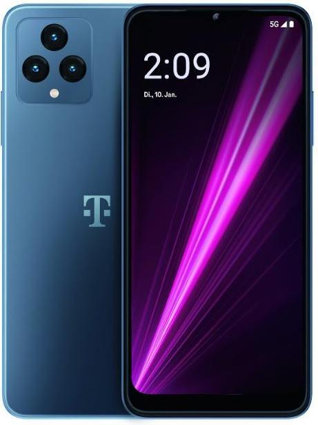 Telekom T PHONE 5G Smartphone 64 16,5 cm (6,5 inch) Blauw Android™ 12 (64 GB, Blauw, 6.52", 50 Mpx, 5G)