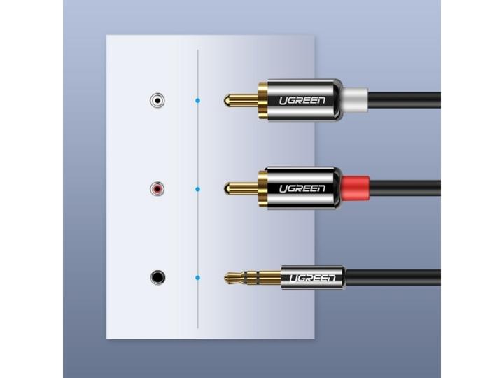 Image du produit Ugreen 2x RCA - jack 3,5 mm (2 m, RCA, Jack 3,5 mm (AUX))