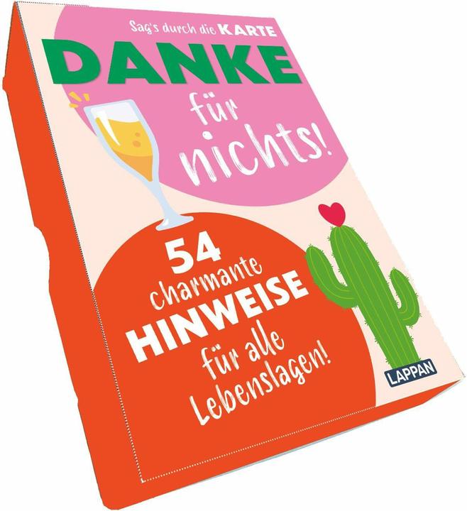 Produktbild Lappan Verlag:Danke für nichts! Sag's d (110 Stk.)