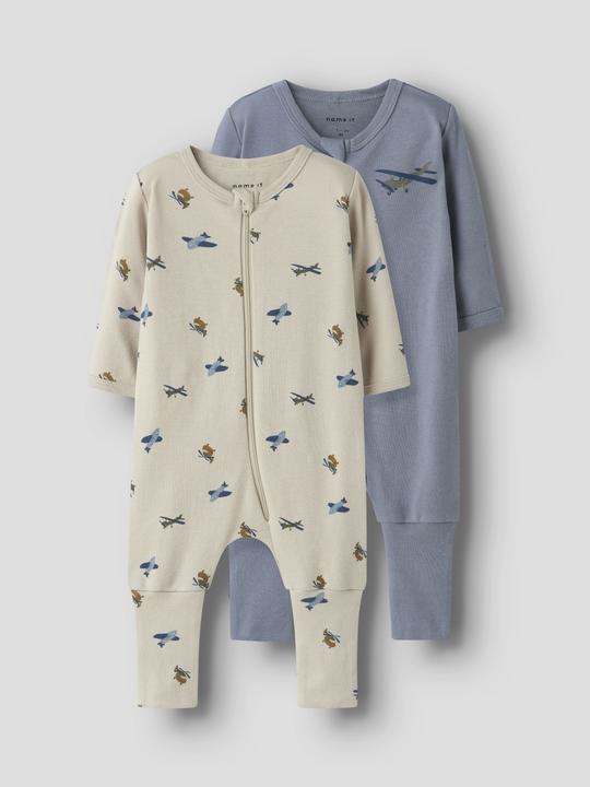 Actual product image Name it Nbmnightsuit 2p Zip Ff Airplane Noos (74)