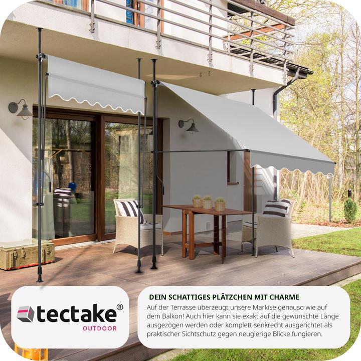 Actual product image tectake Clamping awning (1.50 m)