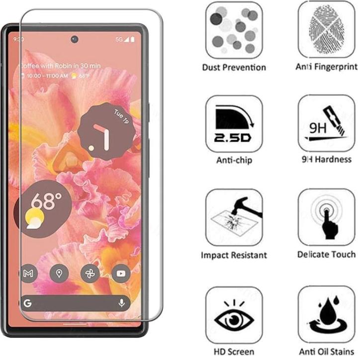 Produktbild Screenguard Google Pixel 6 Pro Panzerglas Schutzfolie Case Friendly Design (1 Stück, Google Pixel 6 Pro)