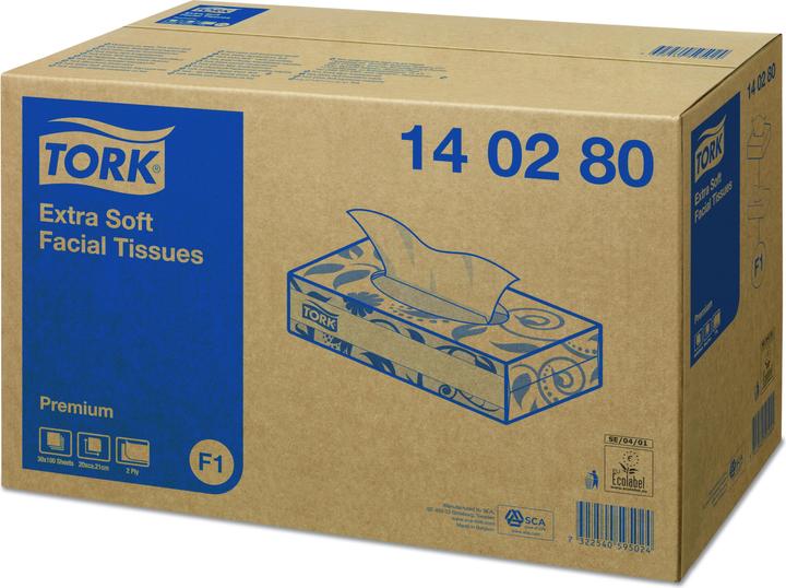 Produktbild Tork Extra weiche Kosmetiktücher