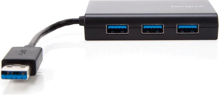 Produktbild Targus USB 3.0 Hub + Gigabit Ethernet (USB-A, 3 Ports)