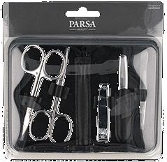 Produktbild Parsa Beauty PARSA Maniküre Set, schwarz oder greige 5-teilig