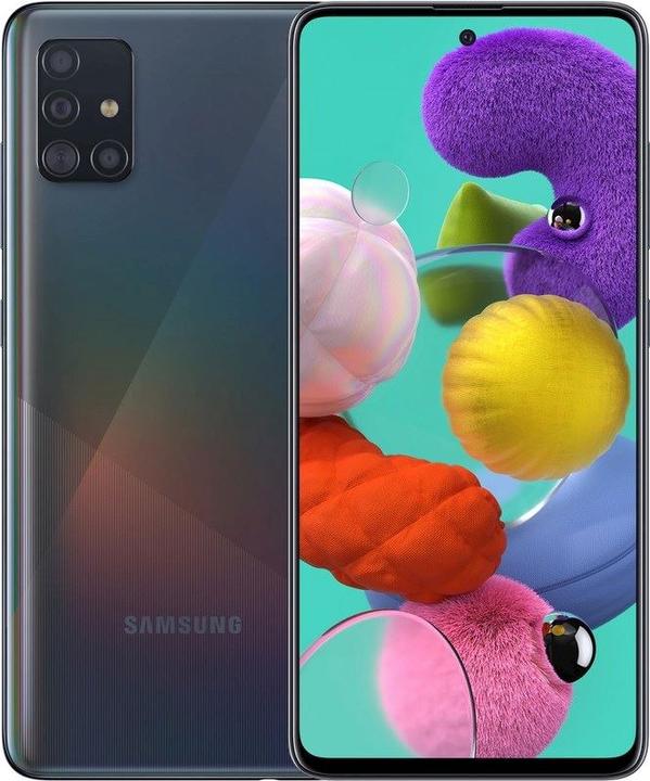 Image du produit Samsung Galaxy A51 UE (128 Go, Prisme Crush Noir, 6.50", Double SIM, 48 Mpx, 4G)