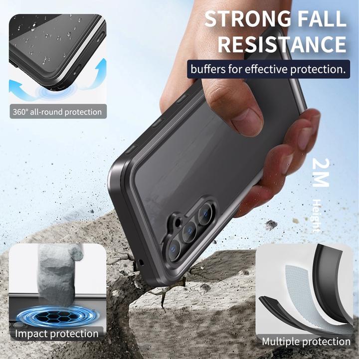 Image du produit Redpepper Samsung Galaxy A55 - IP68 SAM Series Wasserdichtes Outdoor Case, schwarz (Samsung Galaxy A55)