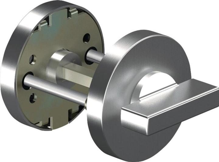 Productafbeelding Ogro Sleutel wapenschild 7122 WC AL Aluminium F1 Sleutelschild dikte 9 mm WC rond (Deurgreep)