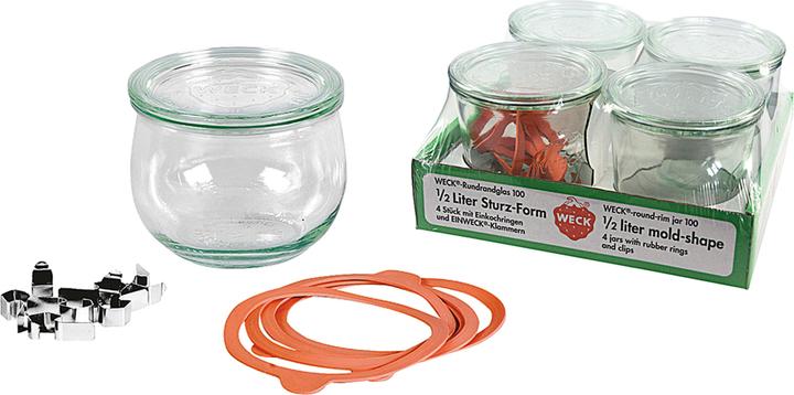Weck Tulip shape (4 pcs., 0.50 l)