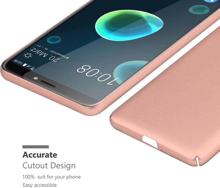 Actual product image Cadorabo Hard Cover Matt Metal Cover (HTC Desire 12+)