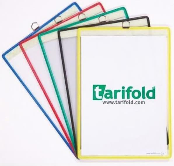 Tarifold Achterkant kaart, DIN A4 staand, assorti