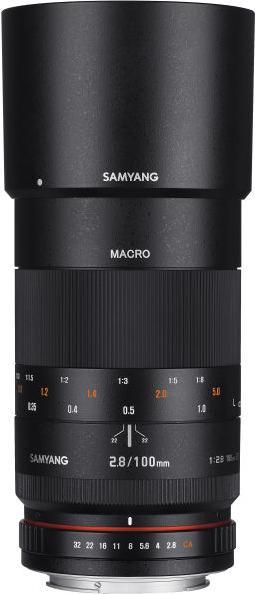 Actual product image Samyang 100mm f/2.8 ED UMC, Sony E (Sony E, full size, APS-C / DX)
