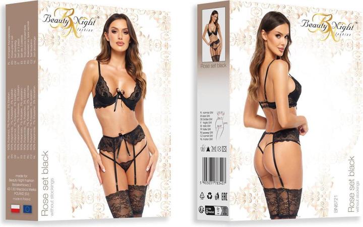 Produktbild Beauty Night Rose Set Black (S/M)