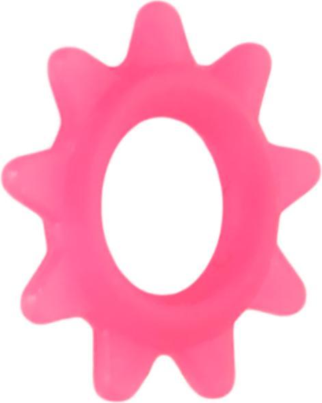 Star Piercing O-Ring Stern pink (ohne Messing, Silikon)