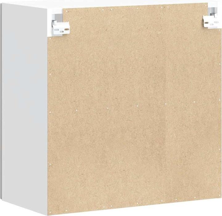 Produktbild VidaXL Küchen-Hängeschrank mit Glastür Porto Hochglanz-Weiss Wandschrank Küche (60 x 31 x 60 cm)