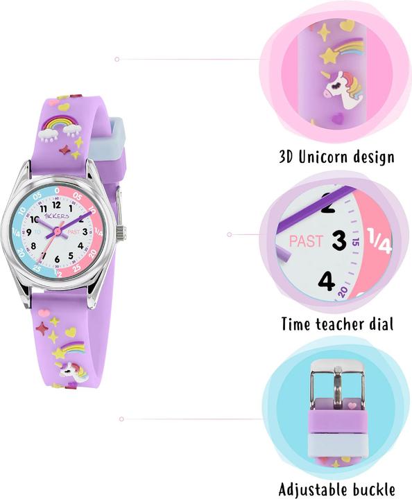 Produktbild Tikkers Time Teacher Rainbow (Analoguhr)