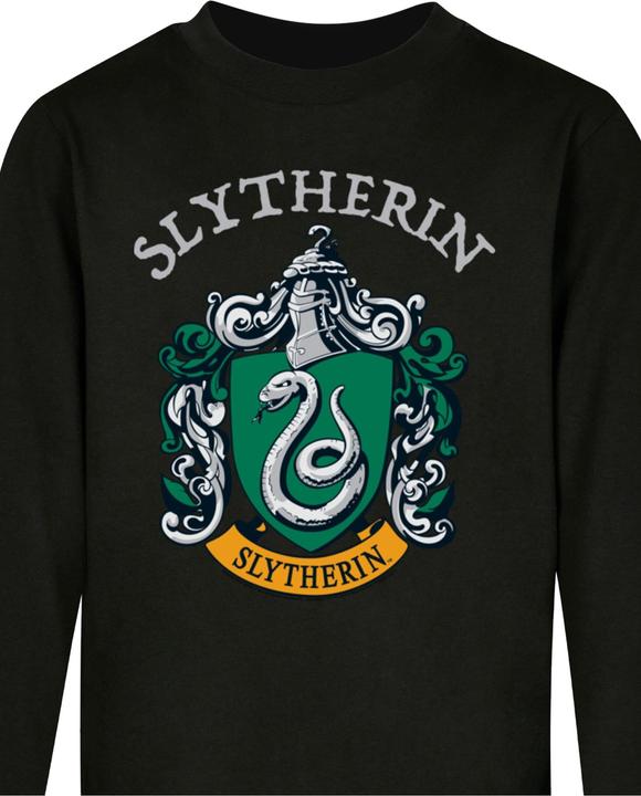 Immagine prodotto Absolute Cult Bambini Harry Potter - Maglia a maniche lunghe con stemma di Serpeverde - 124485 (158, 164)