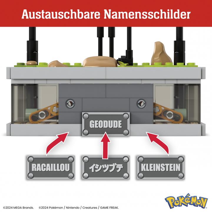 Actual product image MEGA Pokémon Mini Motion small stone movable building set