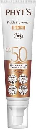 Image du produit Phyt's Fluide solaire BIO visage et corps SPF 50 Vitamine E - 100ml - (Crème solaire visage, SPF 50, 100 ml)