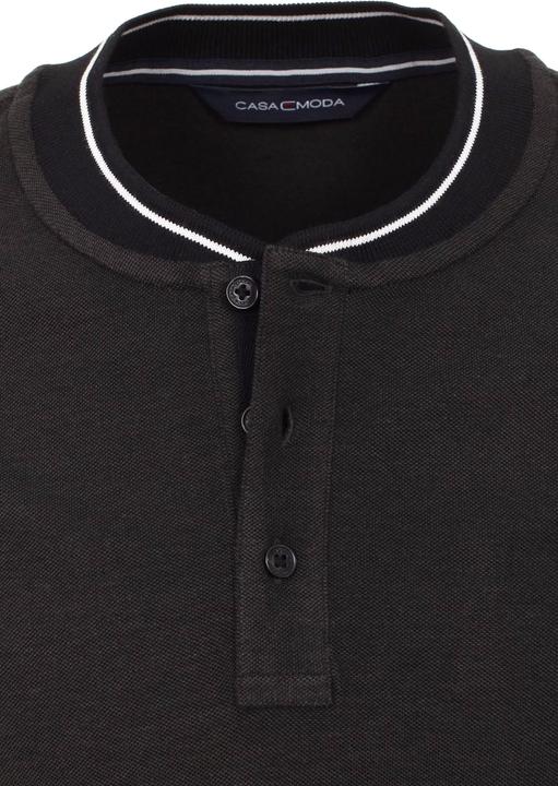 Immagine prodotto Casa Moda Polo Camicia Polo a maniche corte con colletto college e strisce a contrasto (L)