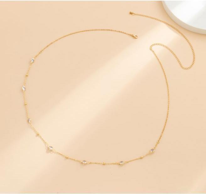 MU Style Crystal Series Bauchkette (Metall)
