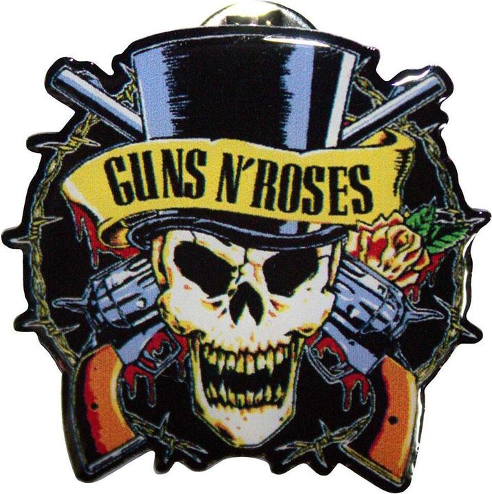 Guns N Roses Zylinderhut Abzeichen Edelstahl
