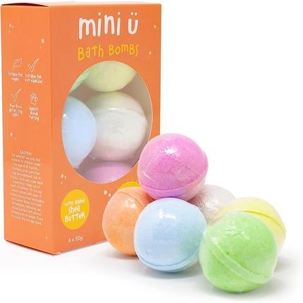 Image du produit Mini U Mini-U Bombes de bain au beurre de karité 6x50g