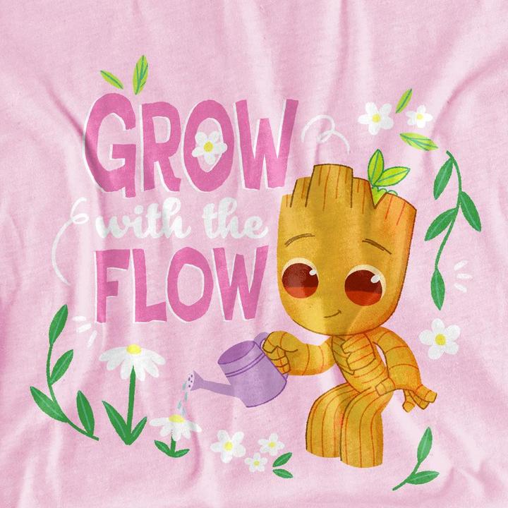 Immagine prodotto Guardians of the Galaxy Grow With The Flow Maglietta Groot Fiori Bambini (140)