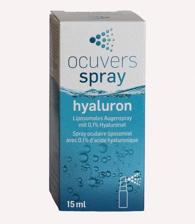 Immagine prodotto Innomedis ocuvers Spray Spray oculare a base di ialurone liposomiale, soluzione da 15 ml (15 ml, ocuvers Spray Hyaluron liposomal eye spray 15 ml)