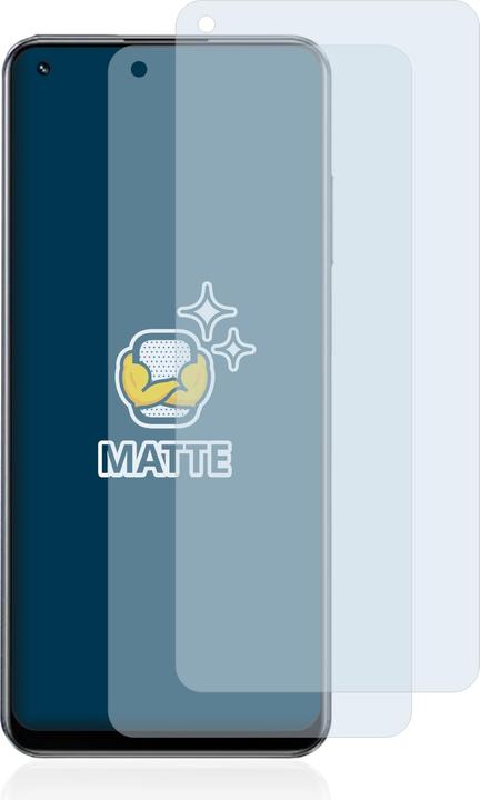 Actual product image BROTECT Anti-glare screen protector matt (2 Piece, Realme 10)