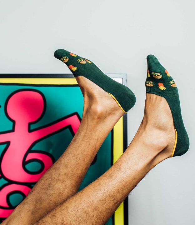 DillySocks Sneakersocken "Hidden Junk Food" (Einzelpack, 41 - 46)