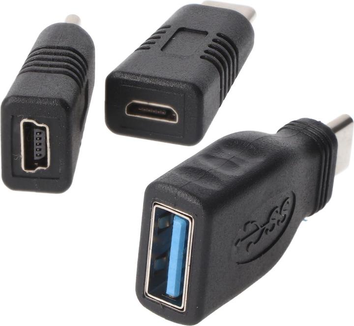 Produktbild Heitech USB-C-Adapter 3er Set (USB 2.0)
